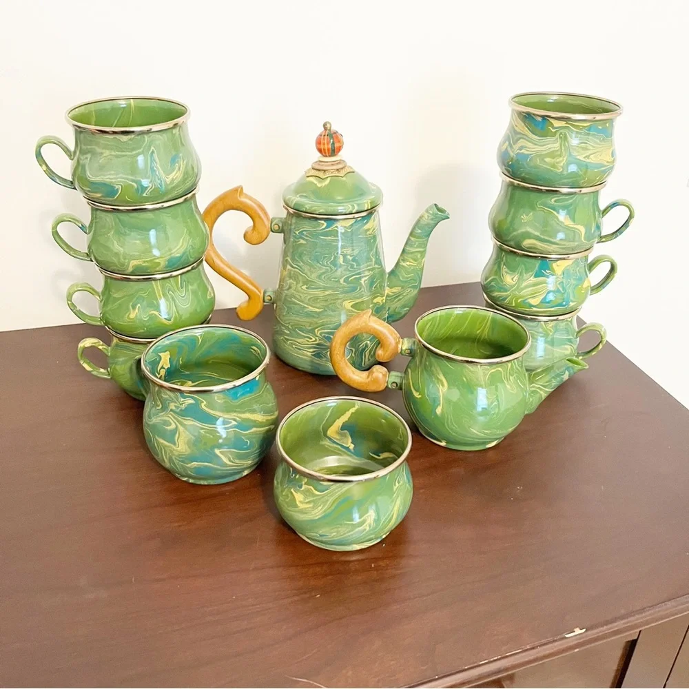 MACKENZiE 廃盤　セラミックマッケンジーチャイルズ まとめ売りセット MacKenzie-Childs | Kitchen | Vintage Rare Mackenziechilds Victoria
